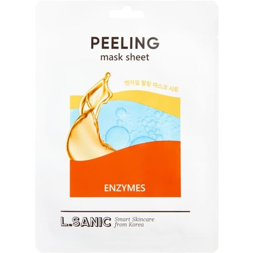 L.SANIC Enzymes Peeling Mask Sheet Обновляющая тканевая маска с энзимами 25мл