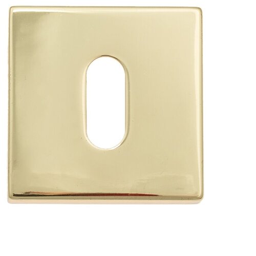 фото Накладка под ключ буратино на квадратном основании fratelli cattini key 8-olv полированная латунь 2 шт.