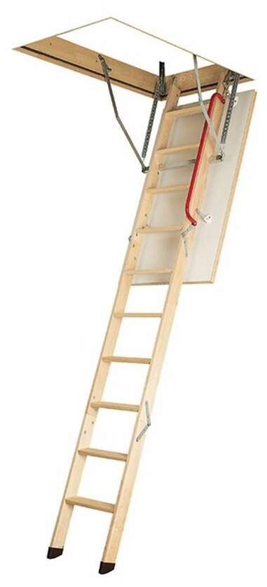 Лестница чердачная LWK деревянная 70х120х280 см