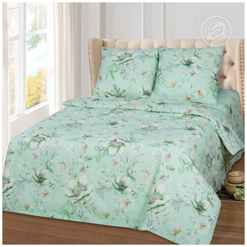 фото Постельное белье бязь артдизайн "женева" 2-х спальное с евро простыней