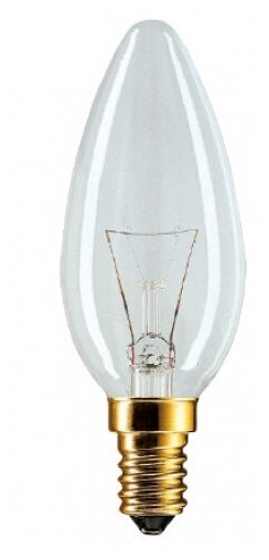 Лампа накаливания декоративная ДС 60вт B35 230в E14 матовая (свеча). 871150001176350 PHILIPS - фотография № 4