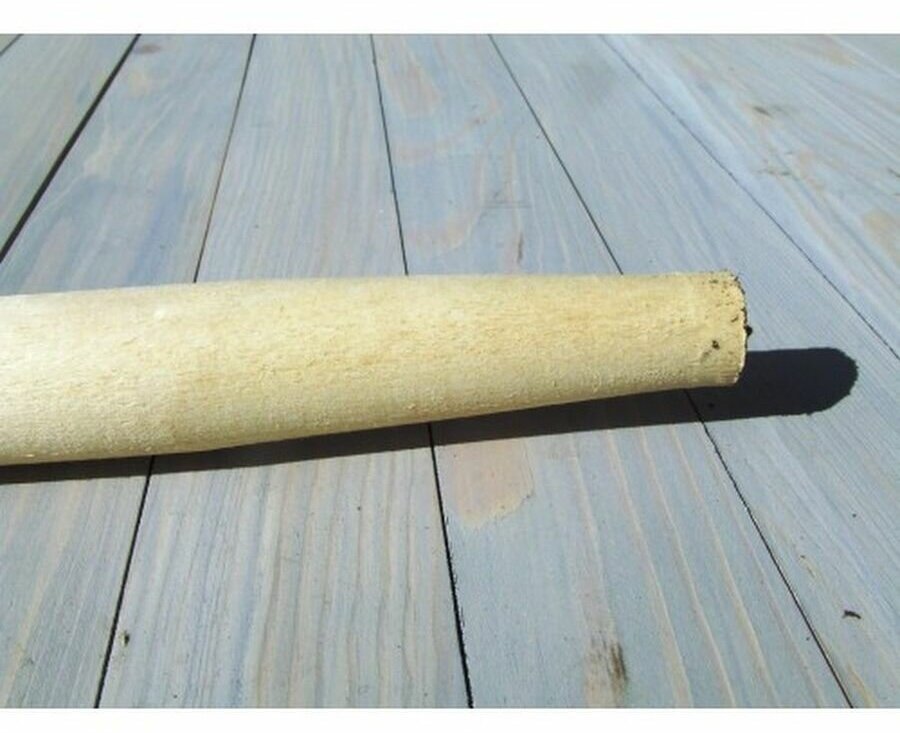 Черенок для лопаты, тяпки, швабры деревянный 35 мм 1,2 метра - фотография № 2