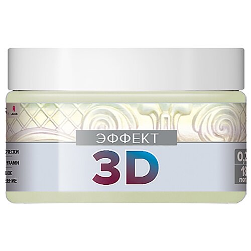 Краска акриловая ArtDecor декоративная Эффект 3D для потолочных плинтусов перламутровый 0.2 л