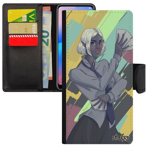 фото Чехол-книжка на мобильный galaxy a40, "фокусник" фокус эльф utaupia