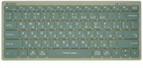 Клавиатура A4Tech Fstyler FBX51C зеленый (fbx51c matcha green) - фото №16