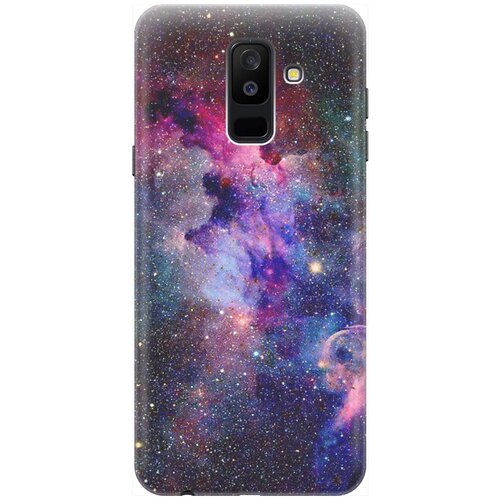 фото Gosso ультратонкий силиконовый чехол-накладка для samsung galaxy a6 plus (2018) с принтом "открытый космос"
