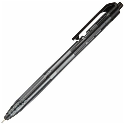 Ручка шариковая автоматическая Deli X-tream, д. ш.0,7 мм, линия 0,4 мм, черная, 12 шт