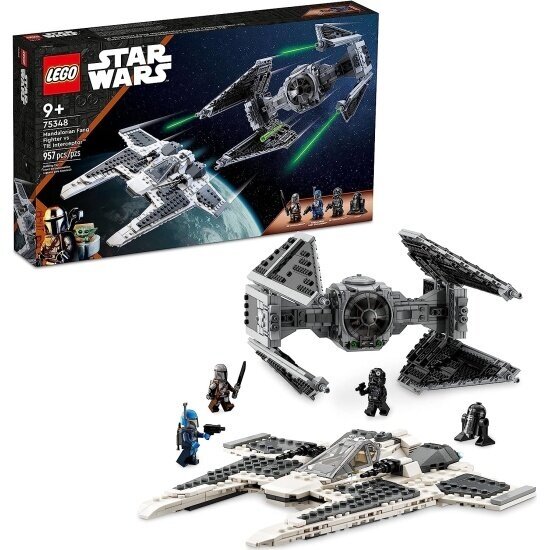 Конструктор Lego ® Star Wars™ 75348 Мандалорский истребитель типа «Клык» против TIE-перехватчика