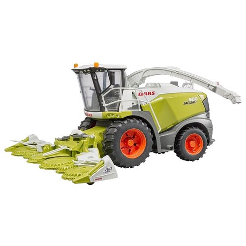 Комбайн Bruder Claas Jaguar 980 (02-134) 1:16, 36 см, зеленый/белый кормоуборочный комбайн claas siku 1993