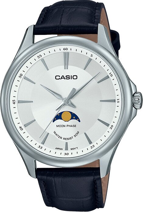 Часы наручные мужские Casio MTP-M100L-7AVDF с индикацией фаз луны. 