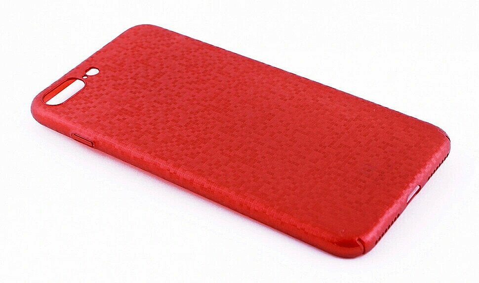 Чехол ультратонкий мозаичный Floveme для Apple iPhone 7 Plus / 8 Plus (красный)