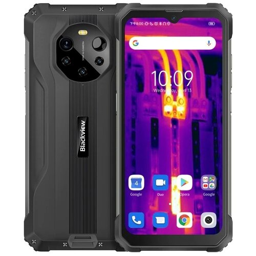 Смартфон Blackview BL8800 PRO 8/128 ГБ Global, Dual nano SIM, черный смартфон oneplus 10t 8 128 гб global dual nano sim черный