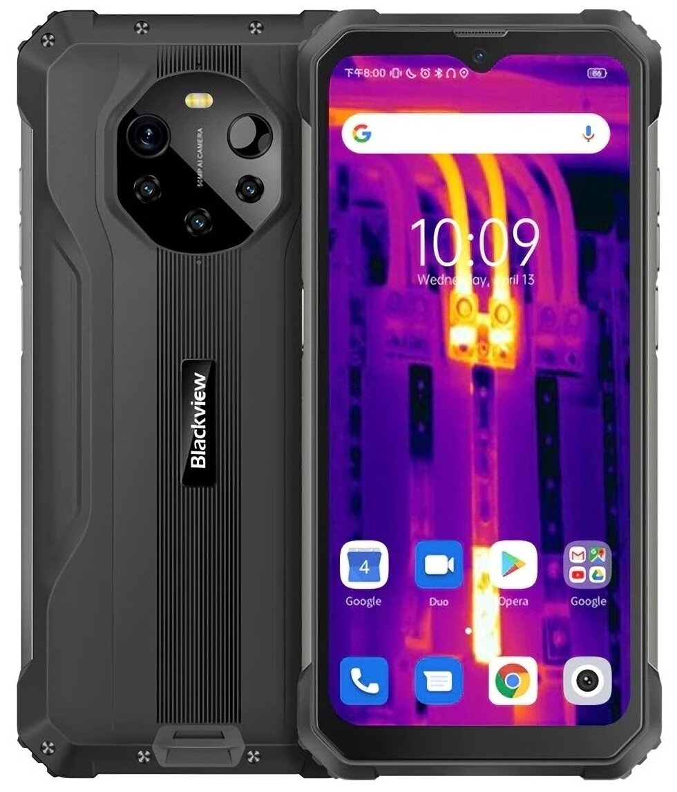 Смартфон Blackview BL8800 PRO 8/128 ГБ, черный