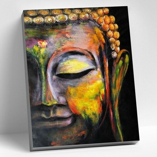 картина по номерам 40 x 50 см будда 23 цвета Картина по номерам 40 × 50 см «Будда» 23 цвета