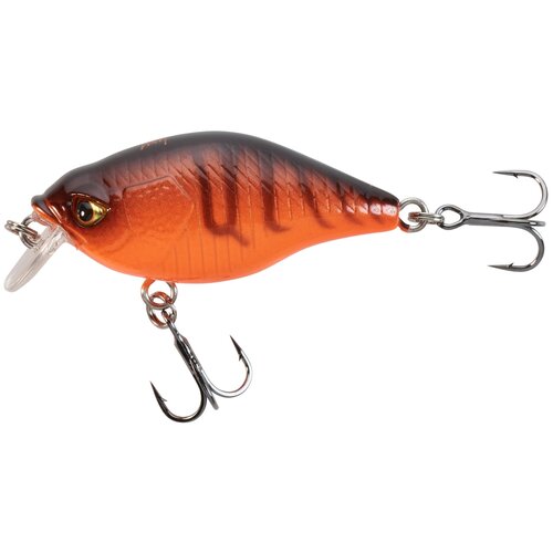 фото Воблер crankbait shallow runner crksr 40 f "рак", размер: no size, цвет: неоновый морковный/черный caperlan х декатлон decathlon