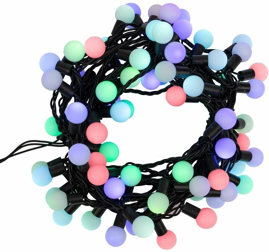 Гирлянда LED - шарики RGB d23мм 10м Neon-Night - фото №17
