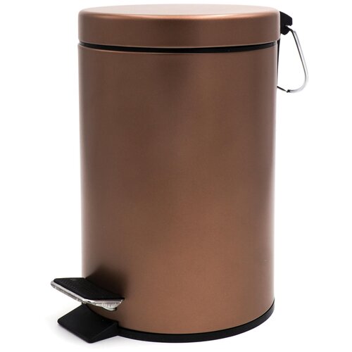 фото Корзина для мусора ed, темно-коричневая, 3 литра, полипропилен ridder