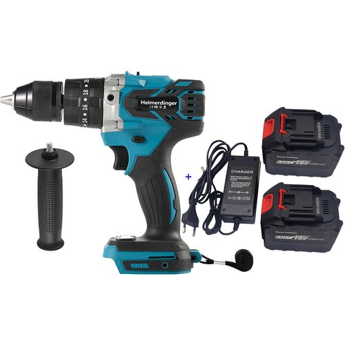 Аккумуляторная бесщеточная ударная дрель Heimerdinger 18 В 13 мм и два аккумулятора по 60 Ач 1019000₽