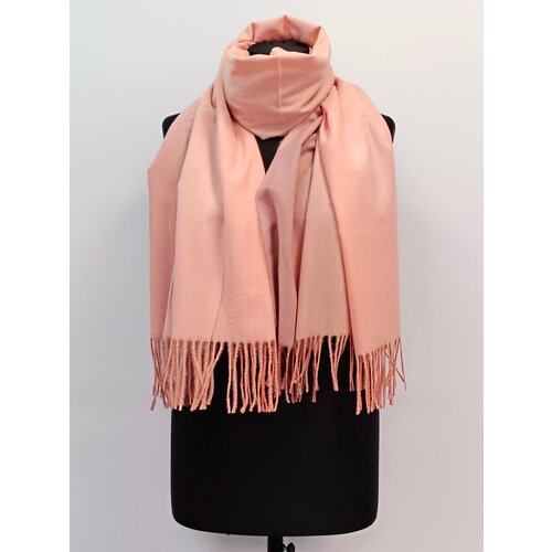 Палантин Cashmere, 200х80 см, оранжевый, розовый