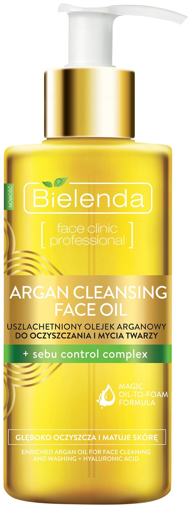 BIELENDA ARGAN CLEANSING FACE OIL      sebu control complex,140