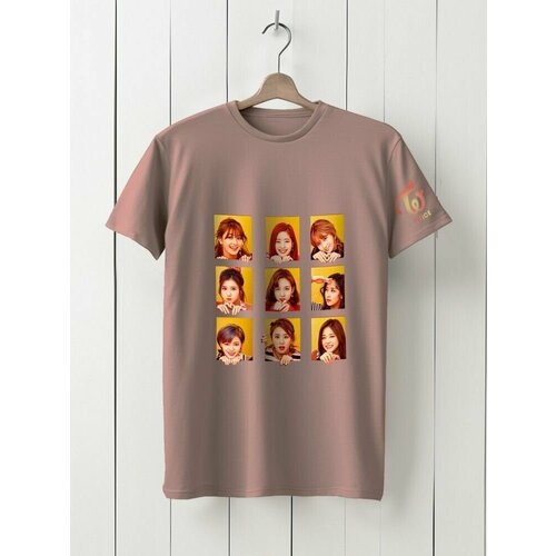 фото Футболка твоя футболка!, хлопок, принт сюжетный, размер s, розовый