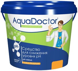 Гранулы для бассейна AquaDOCTOR PH Minus 5 кг