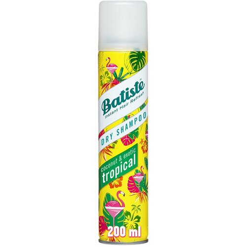 batiste dry shampoo tropical батист сухой шампунь с ароматом тропических фруктов 50 мл Сухой шампунь с ароматом экзотических фруктов Batiste Dry Shampoo Tropical