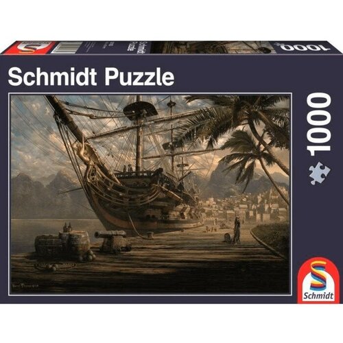 Пазл Schmidt 1000 деталей: Корабль на якоре пазл schmidt 1000 деталей корабль на якоре schmidt