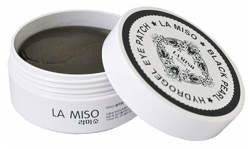 La Miso Гидрогелевые патчи для кожи вокруг глаз Black Pearl Hydrogel Eye Patch, 60 шт.