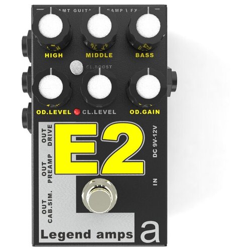 E-2 Legend Amps 2 Двухканальный гитарный предусилитель Е2 (Engl), AMT Electronics