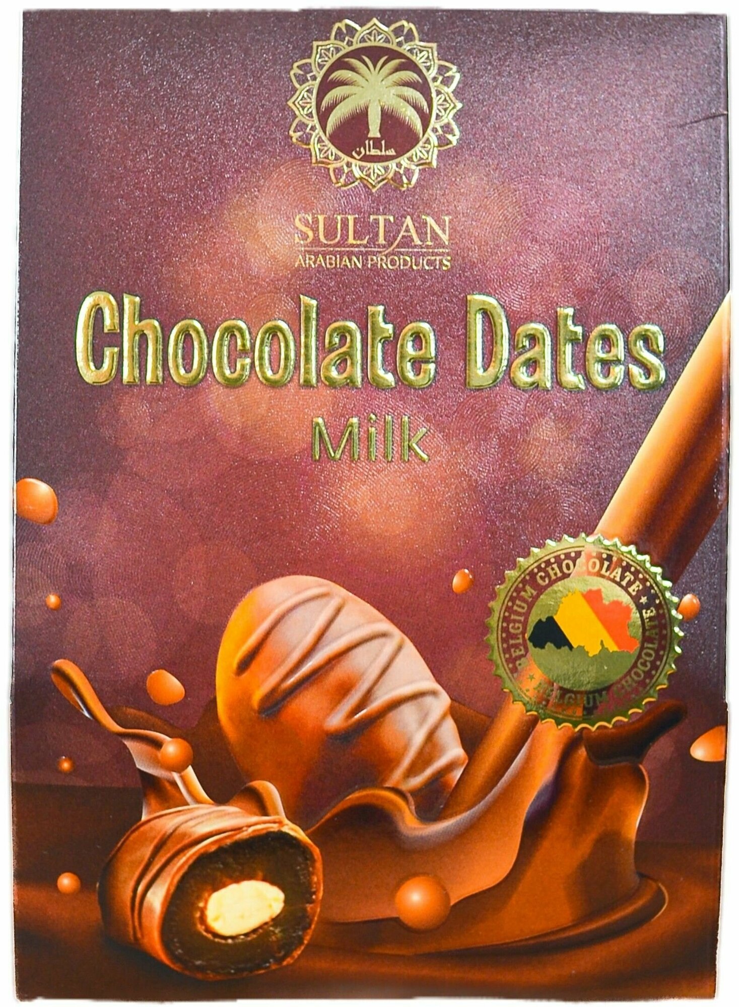 Финики в молочном шоколаде с миндалём Chocolate Date 100 г 1 шт - фотография № 3