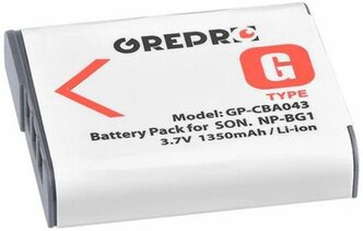 Аккумулятор Grepro NP-BG1 / FG1 для Sony