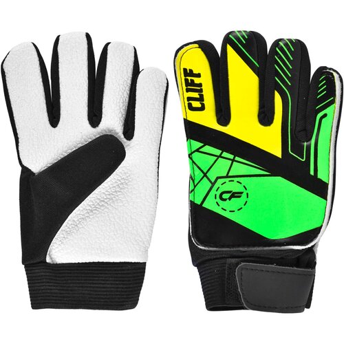 Вратарские перчатки Cliff, размер 7, желтый, зеленый