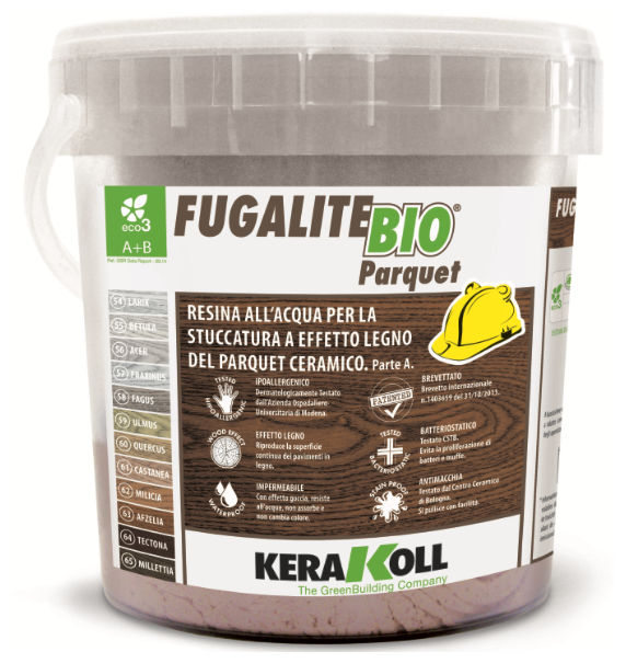 Kerakoll Fugalite BIO parquet 65 Millettia 3kg гипоаллергенная эпоксидная затирка на водной основе