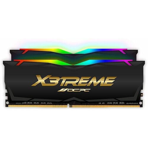 Оперативная память 64Gb DDR4 3600MHz OCPC X3 RGB Black 2x32Gb KIT MMX3A2K64GD436C18BL 2380000₽