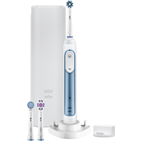 Электрическая зубная щетка Oral-B Smart 6 6000N+дополнительная насадка, белый/голубой