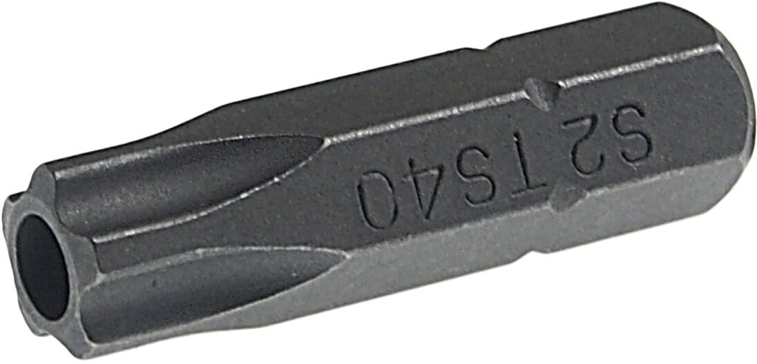 JTC Бита TORX TS40Hх25мм 1/4" 5-ти гранная с отверстием JTC - фотография № 2