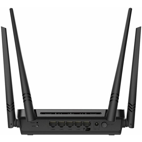 Wi-Fi роутер D-Link DIR-822/RU, AC1200, черный wi fi роутер d link dir 825 ru r1 черный