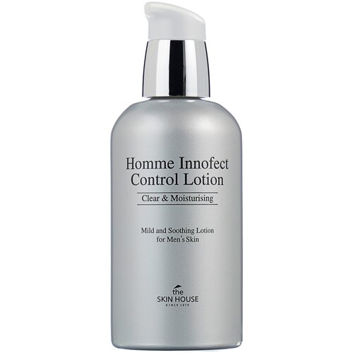 The Skin House Лосьон для лица Homme Innofect Control Lotion, 130 мл the skin house глубокоочищающая пенка для мужской кожи homme innofect 120 мл