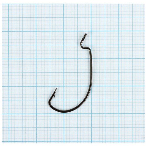 фото Крючки офсетные yugana wide range worm №6, 5 шт в упак.