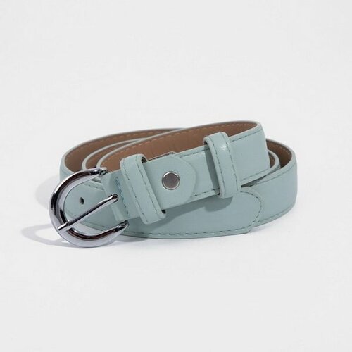фото Ремень сима-ленд, размер 105, бирюзовый сима-лэнд