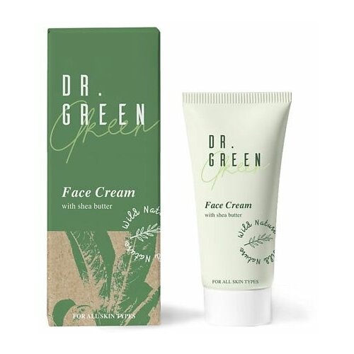 WILD NATURE Крем для лица с маслом Ши Dr. Green, 50 ml