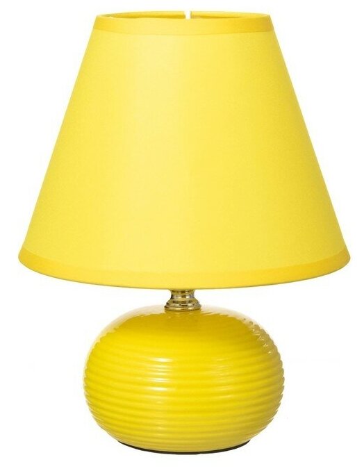 Настольная лампа "Саленто" Е27 40Вт желтый 17х17х23 см - фотография № 5