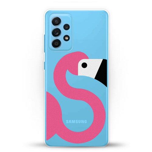 фото Силиконовый чехол фламинго на samsung galaxy a52 andy & paul