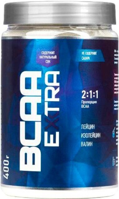 Аминокислоты BCAA (БЦАА), R-Line, BCAA Extra, 400 г, Вишня