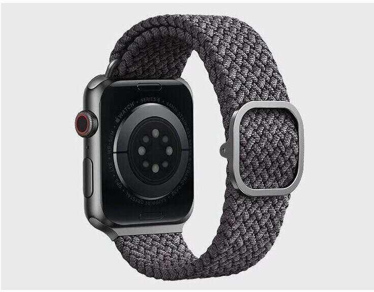 Ремешок Uniq ASPEN Strap Braided для Apple Watch 42-44-45 мм синий