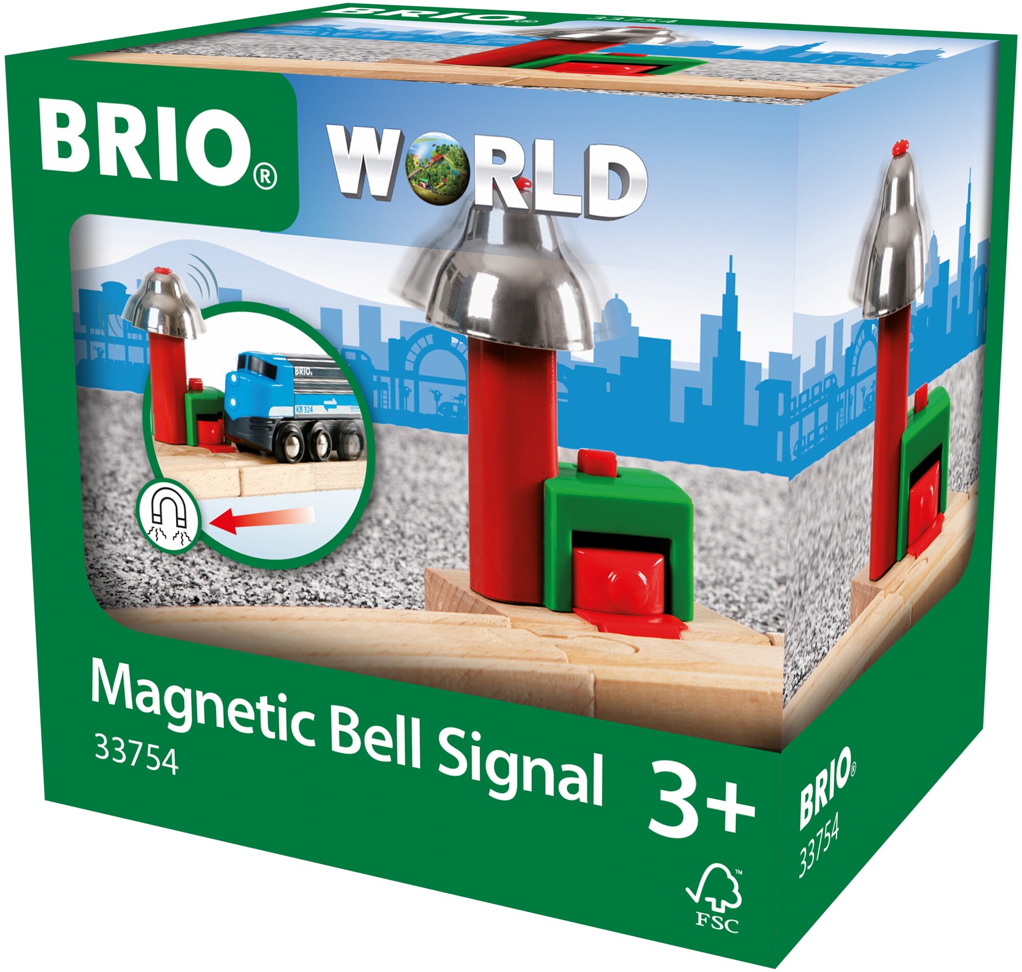 Игровой набор Brio Сигнальный колокольчик на магнитах - фото №2