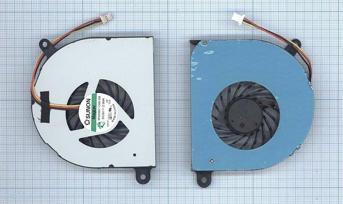 Вентилятор (кулер) для Dell RKVVP (3-pin)