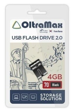 Флешка OltraMax 70 4GB USB 2.0 (OM-4GB-70) Black - фотография № 9