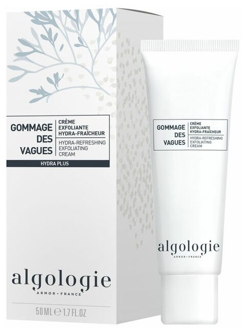 Увлажняющий крем-эксфолиант для лица Algologie Gommage Des Vagues Hydra-Refreshing Exfoliating Cream /50 мл/гр.